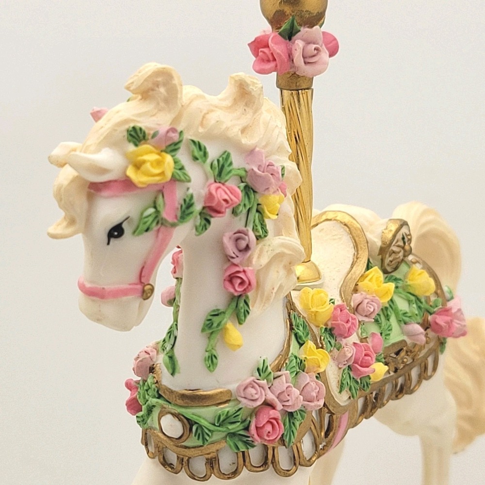 San Francisco Music Box Co Carousel Horse "My Mother My Memories" Musical - Picture 2 of 11
